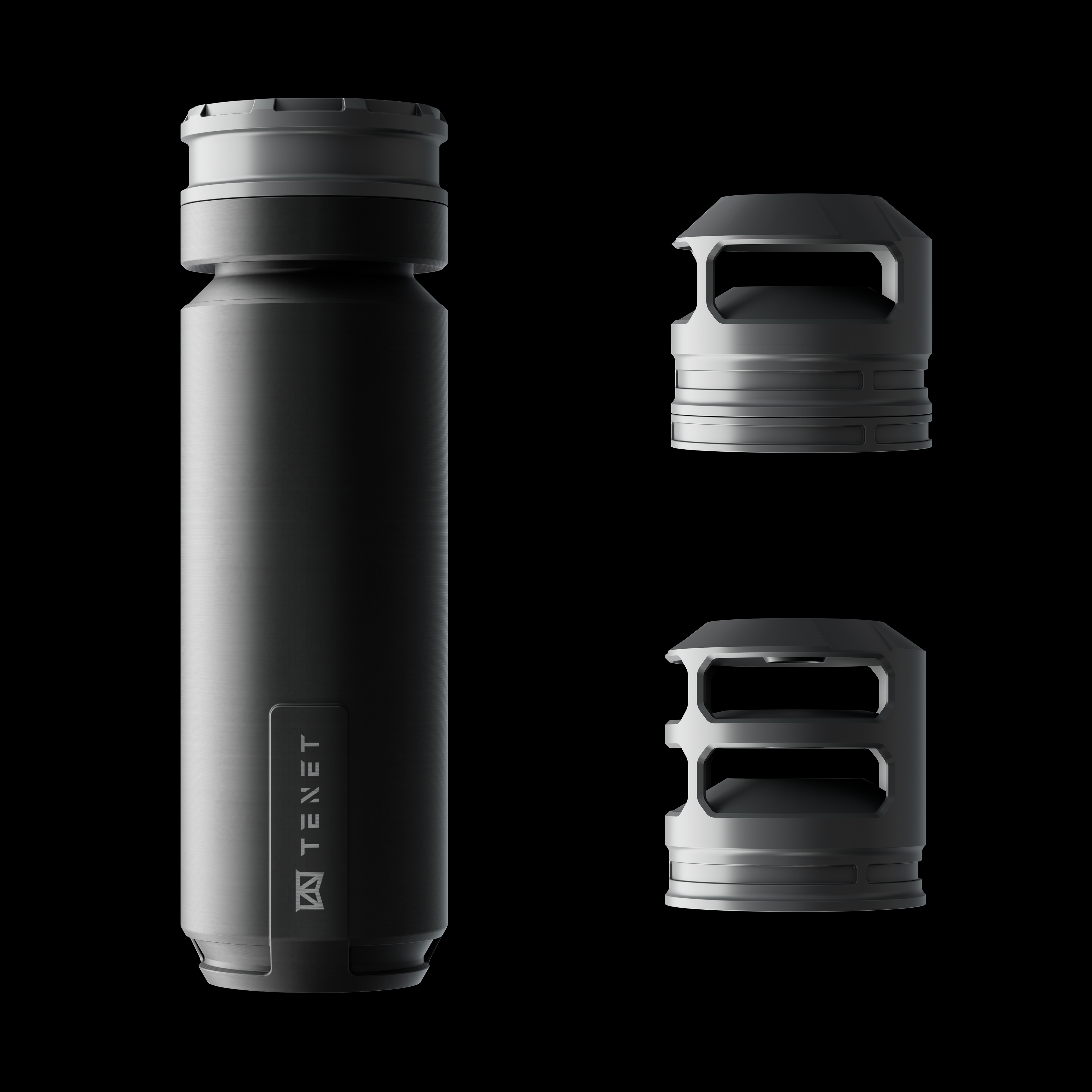 TENET suppressor with muzzle brake combo