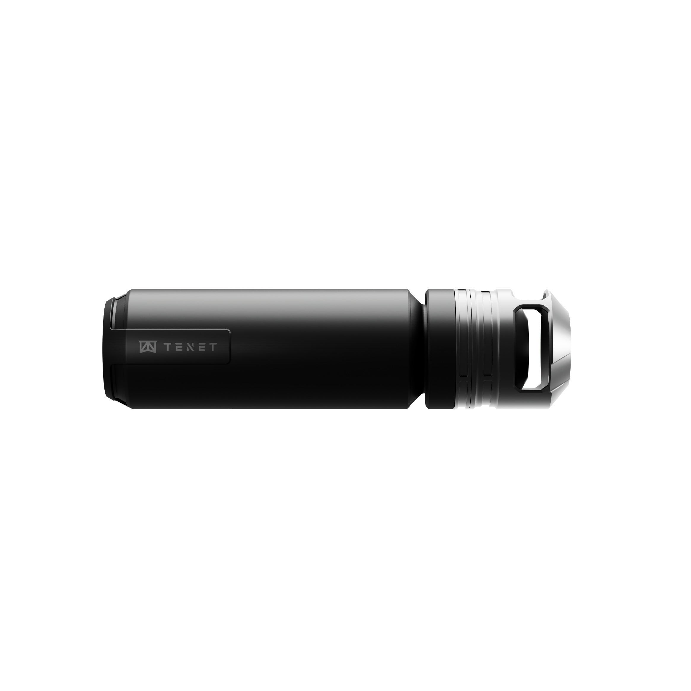 TENET suppressor with single-port muzzle brake
