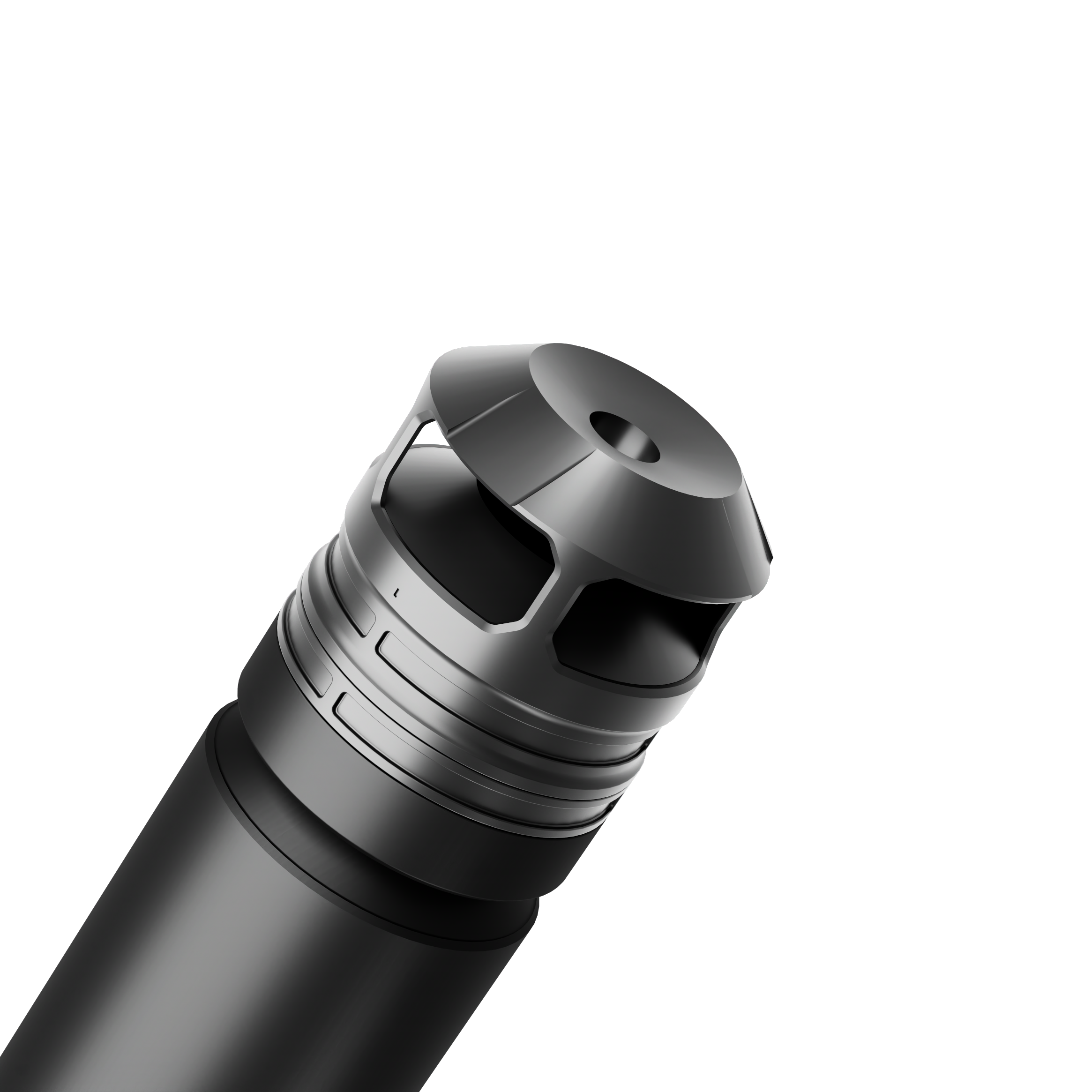 TENET suppressor single-port muzzle brake detail