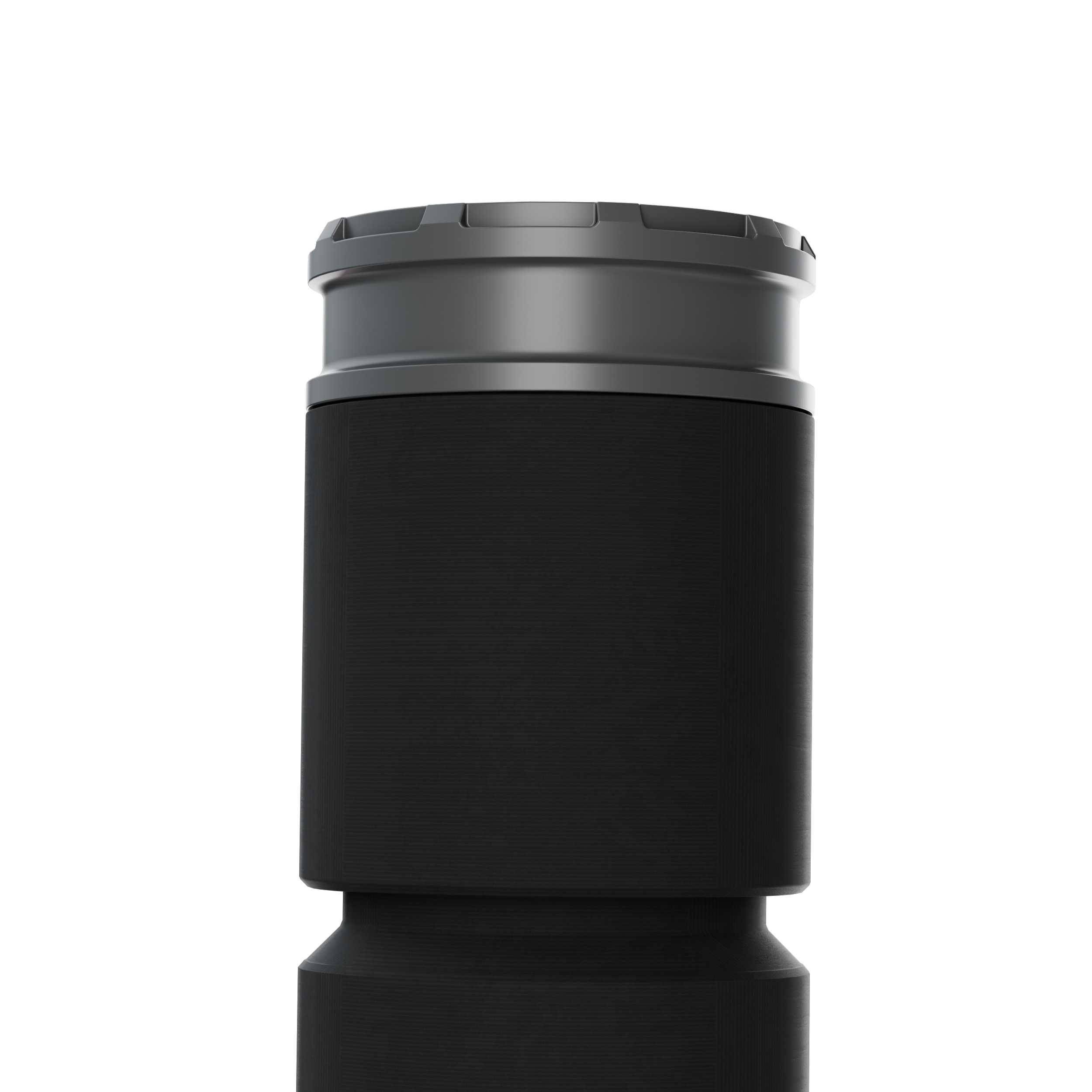 TENET VESPER suppressor close-up of mounting base and body seam