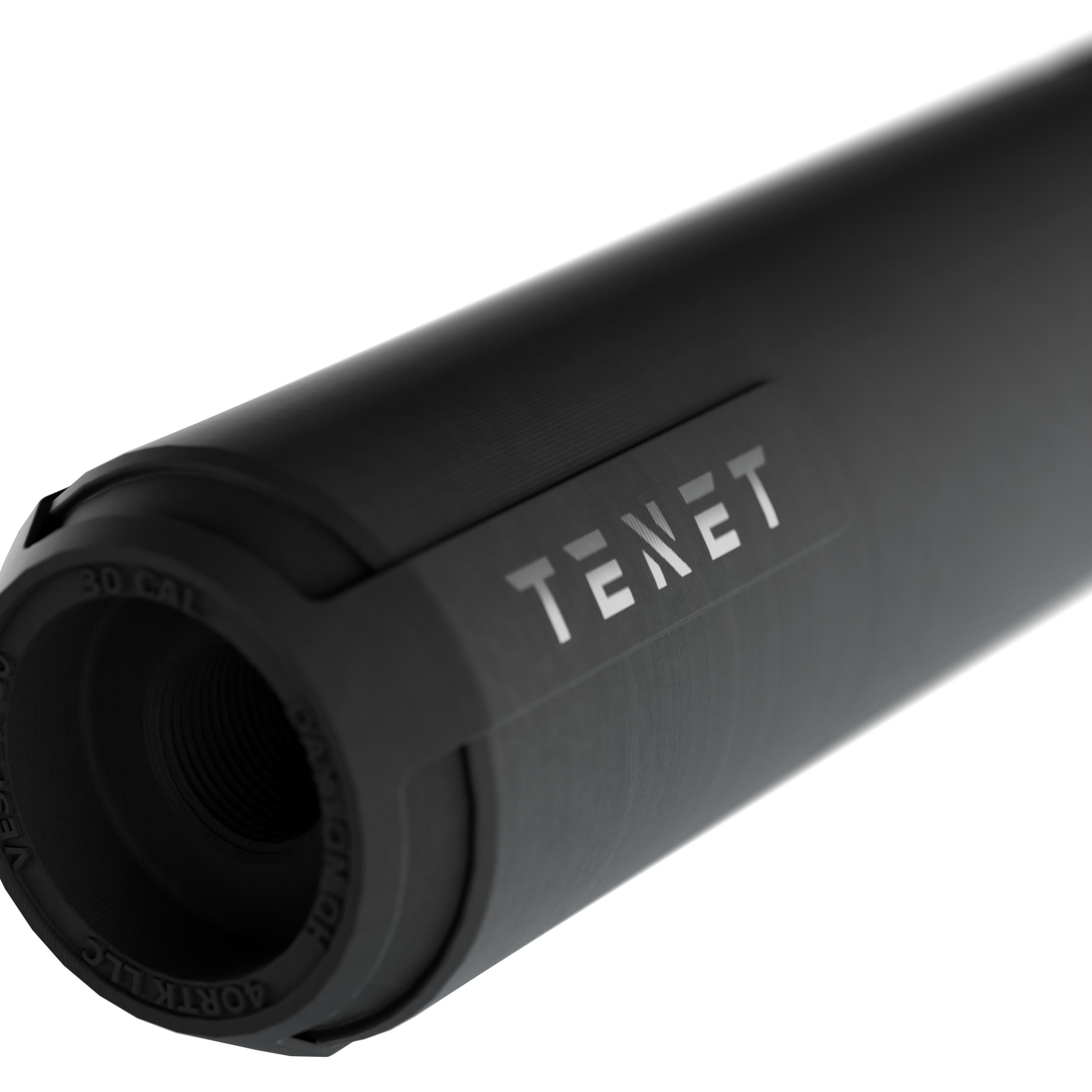 TENET VESPER 30 suppressor engraved muzzle end with .30 CAL marking