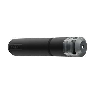 TENET VESPER suppressor muzzle end with two-port muzzle brake