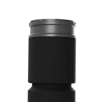 TENET VESPER suppressor close-up of mounting base and body seam