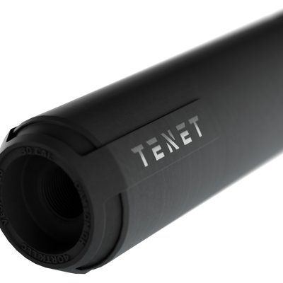 TENET VESPER 30 suppressor engraved muzzle end with .30 CAL marking